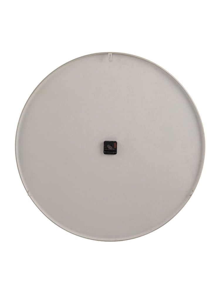 Pacific Lifestyle Grey Metal Retro Wall Clock - Image 6 of 6