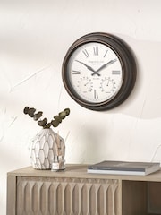 Pacific Lifestyle Antique Bronze Indoor Outdoor Wall Clock - Image 1 of 6