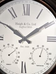 Pacific Lifestyle Antique Bronze Indoor Outdoor Wall Clock - Image 3 of 6