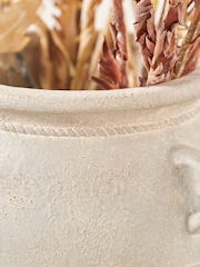 Pacific Lifestyle Grey Fibrestone Decorative Vase with Large Handles - Image 4 of 5