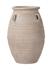Pacific Lifestyle Grey Fibrestone Decorative Vase with Large Handles - Image 5 of 5