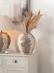 Pacific Lifestyle Beige Stoneware Urn Vase - Image 1 of 5