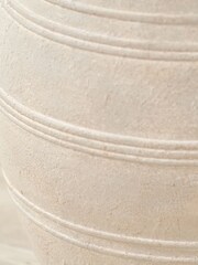Pacific Lifestyle Grey Fibrestone Decorative Vase with Small Handles - Image 2 of 5