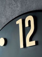 Pacific Lifestyle Black Metal Retro Wall Clock - Image 4 of 6
