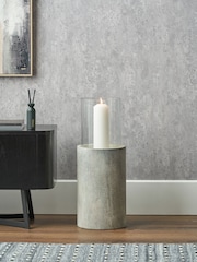 Pacific Lifestyle Grey Metal and Clear Glass Large - Image 1 of 5