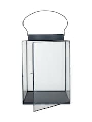 Pacific Lifestyle Black Glass Square Lantern - Image 3 of 5