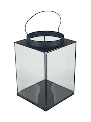 Pacific Lifestyle Black Glass Square Lantern - Image 5 of 5