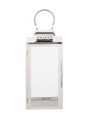 Pacific Lifestyle Silver Glass Rectangular Medium Lantern - Image 5 of 5