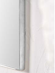 Pacific Lifestyle Silver Metal Slim Frame Tall Arch Wall Mirror - Image 4 of 6