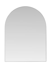 Pacific Lifestyle Silver Metal Slim Frame Tall Arch Wall Mirror - Image 5 of 6