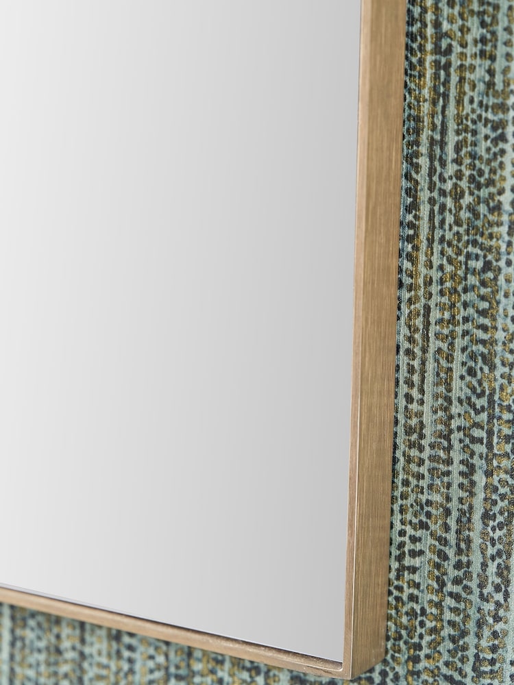 Pacific Lifestyle Gold Metal Slim Frame Tall Arch Wall Mirror - Image 2 of 6