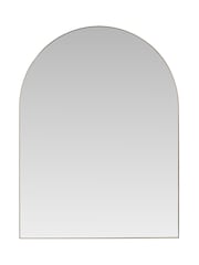 Pacific Lifestyle Gold Metal Slim Frame Tall Arch Wall Mirror - Image 5 of 6