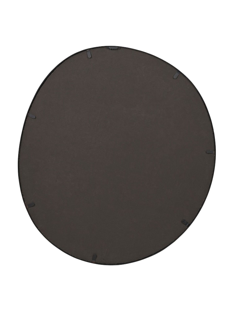 Pacific Lifestyle Black Metal Swirl Wall Mirror - Image 6 of 6 Pacific Lifestyle Black Metal Swirl Wall Mirror - Image 6 of 6