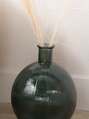 Pacific Lifestyle Sea Green Round Glass Vase - Image 2 of 6