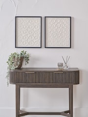 Pacific Lifestyle Set of 2 Black Paper Design Framed Wall Art - Image 1 of 6