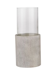 Pacific Lifestyle Grey Metal and Clear Glass Small - Image 5 of 5
