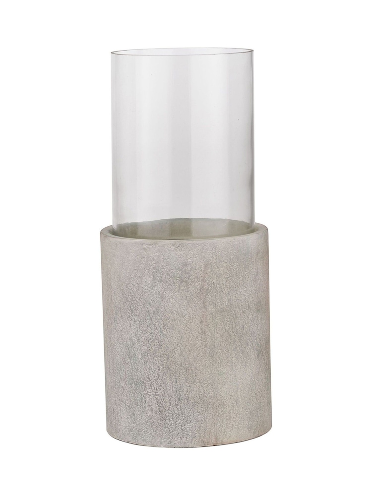 Pacific Lifestyle Grey Metal and Clear Glass Small - Image 5 of 5