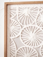 Pacific Lifestyle Set of 2 Natural Paper Design Framed Wall Art - Image 2 of 6