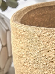 Pacific Lifestyle Natural Seagrass Round Basket - Image 4 of 8
