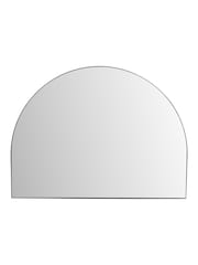 Pacific Lifestyle Black Metal Slim Frame Wide Arch Wall Mirror - Image 5 of 6