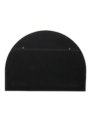 Pacific Lifestyle Black Metal Slim Frame Wide Arch Wall Mirror - Image 6 of 6