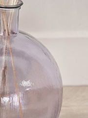 Pacific Lifestyle Lilac Round Glass Vase - Image 3 of 6