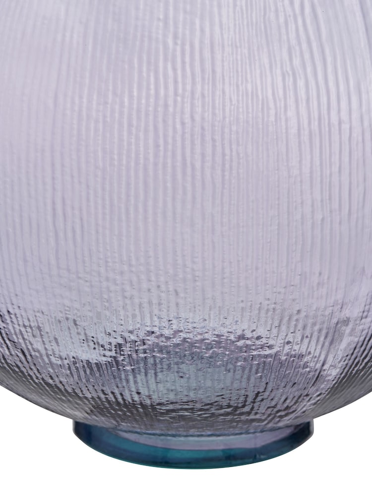 Pacific Lifestyle Lilac Round Glass Vase - Image 6 of 6