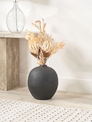 Pacific Lifestyle Black Fibrestone Decorative Vase - Image 1 of 5
