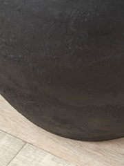 Pacific Lifestyle Black Fibrestone Decorative Vase - Image 4 of 5
