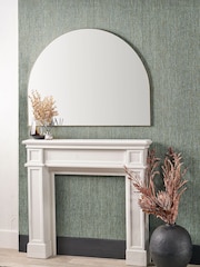 Pacific Lifestyle Gold Metal Slim Frame Wide Arch Wall Mirror - Image 1 of 6