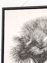 Pacific Lifestyle Natural Palm Tree Print Canvases with Black Frame - Image 4 of 5