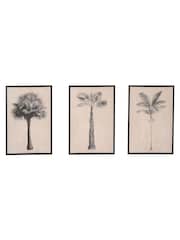 Pacific Lifestyle Natural Palm Tree Print Canvases with Black Frame - Image 5 of 5