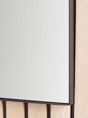 Pacific Lifestyle Black Metal Slim Frame Tall Arch Wall Mirror - Image 4 of 6