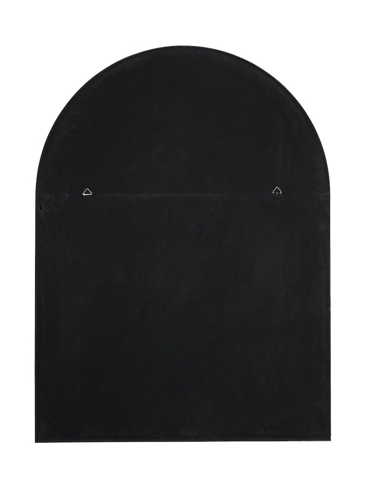 Pacific Lifestyle Black Metal Slim Frame Tall Arch Wall Mirror - Image 6 of 6