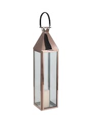 Pacific Lifestyle Copper Glass Large Lantern - Image 2 of 2