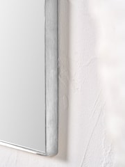 Pacific Lifestyle Silver Metal Slim Frame Wide Arch Wall Mirror - Image 4 of 6