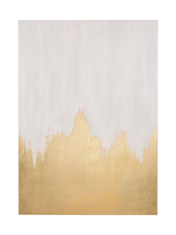 Pacific Lifestyle White Abstract Frameless Canvas - Image 5 of 5