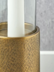 Pacific Lifestyle Antique Brass Metal and Clear Glass Small - Image 3 of 6
