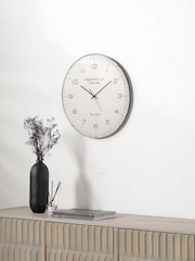 Pacific Lifestyle Cream Dome Glass Wall Clock - Image 1 of 5