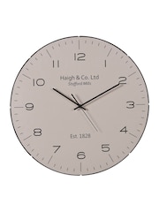Pacific Lifestyle Cream Dome Glass Wall Clock - Image 2 of 5