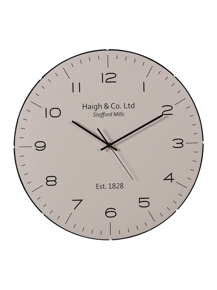 Pacific Lifestyle Cream Dome Glass Wall Clock - Image 2 of 5