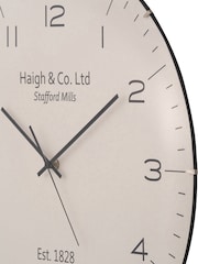 Pacific Lifestyle Cream Dome Glass Wall Clock - Image 5 of 5