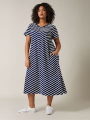Evans Jersey Slub 100% Cotton Dress - Image 2 of 5