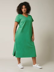 Evans Jersey Slub 100% Cotton Dress - Image 2 of 5