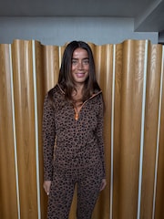 Never Fully Dressed Leopard Thermal Top - Image 1 of 3