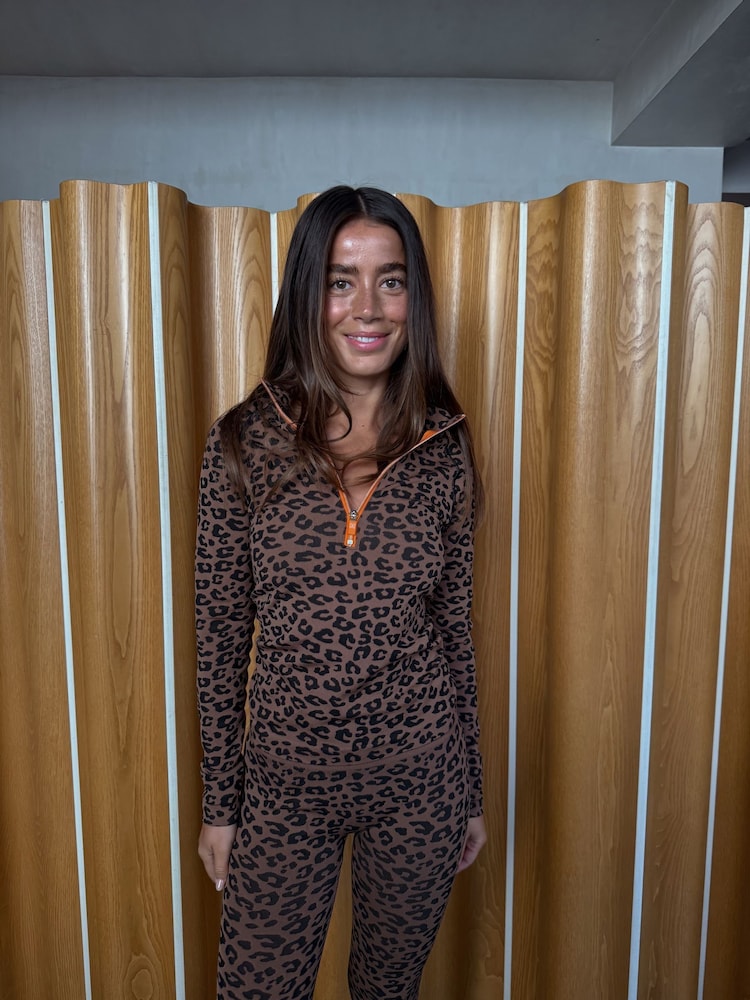 Never Fully Dressed Leopard Thermal Top - Image 1 of 3