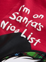 Red Christmas Mickey Mouse Long Sleeve T-Shirt (3mths-8yrs) - Image 7 of 8