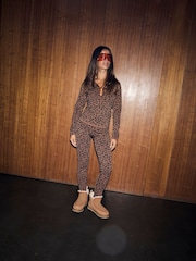 Never Fully Dressed Leopard Thermal Leggings - Image 3 of 4