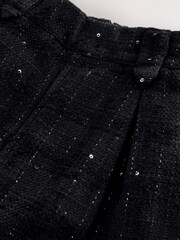 Black Check Shorts (3-16yrs) - Image 3 of 4