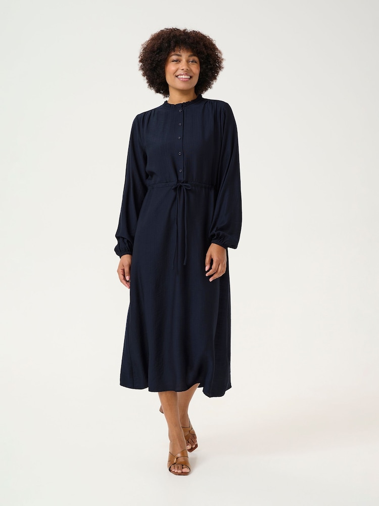 Cream Blue CRMila Maxi Shirt Dress - Image 1 of 4